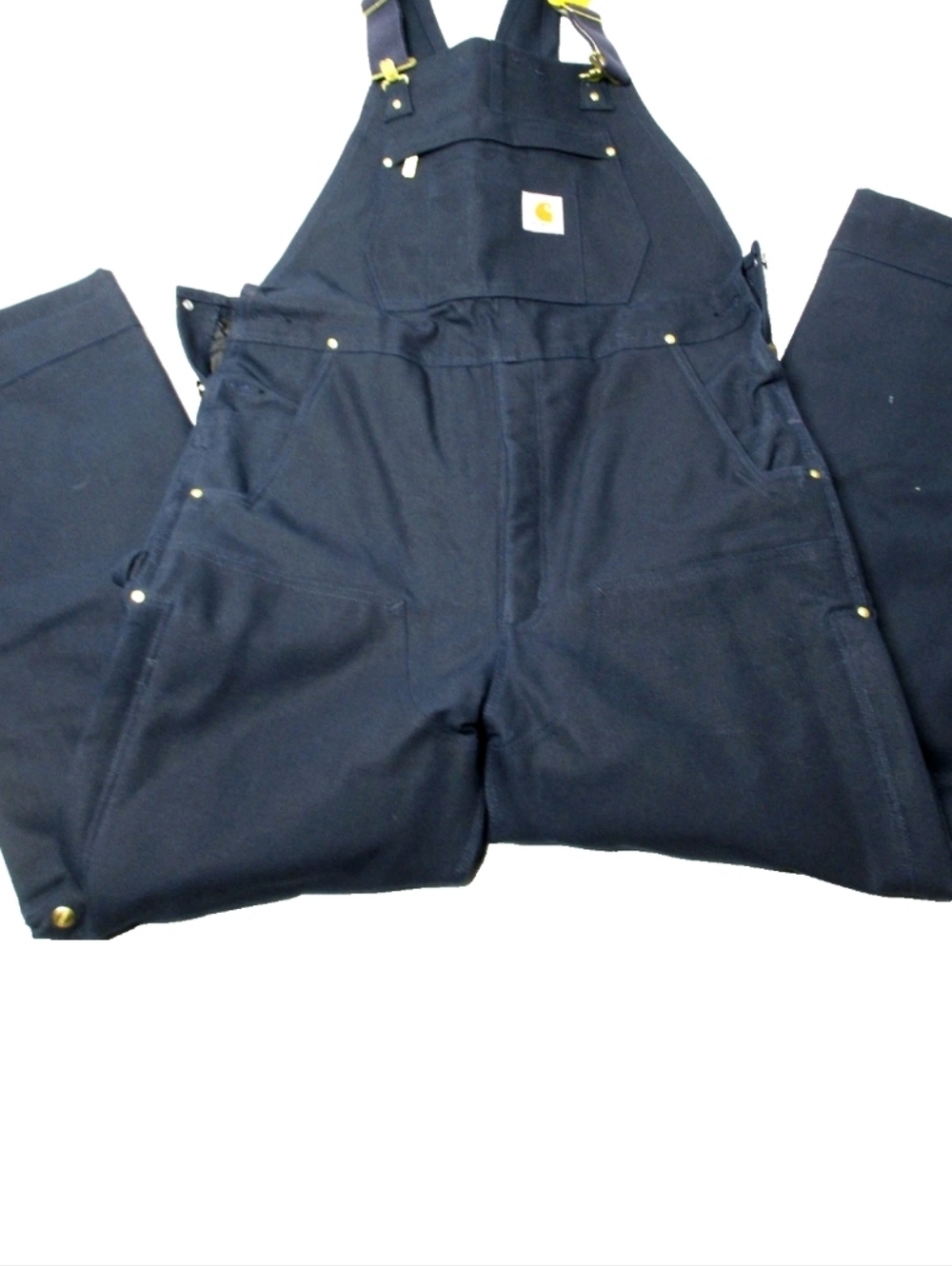Carhartt Insulated Bib Overalls Mens M Dark Navy OR4393-M Loose Fit Worn Once - Picture 3 of 7